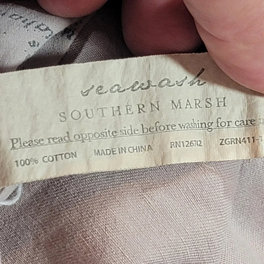 Southern Marsh Seawash Shorts Cotton Chino Khaki Classic Preppy Casual Men's 42 - Picture 5 of 11